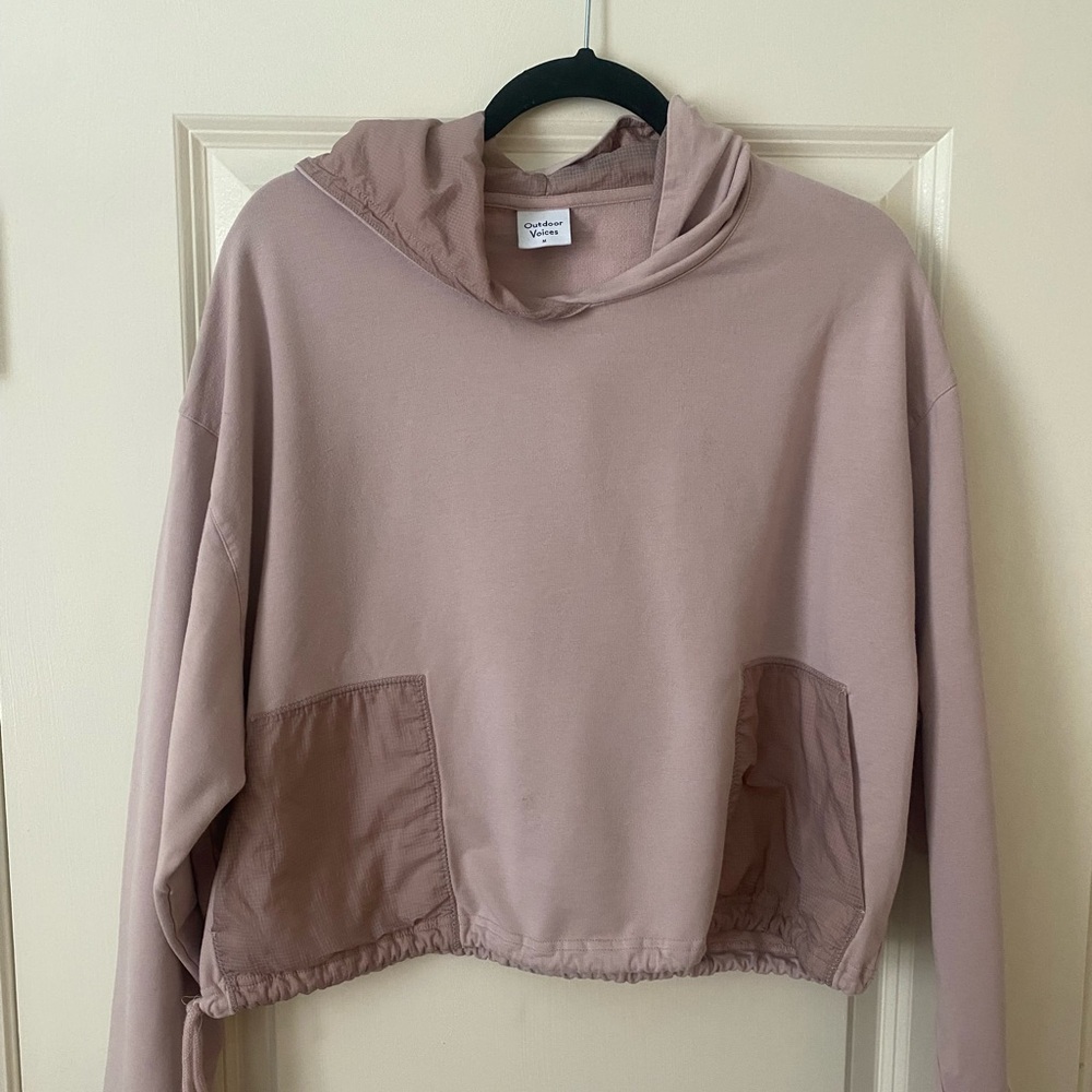 Outdoor Voices - Blush Pink Pullover Hoodie